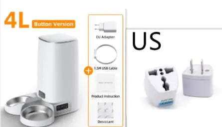 4L Automatic Pet Feeder & Food Dispenser