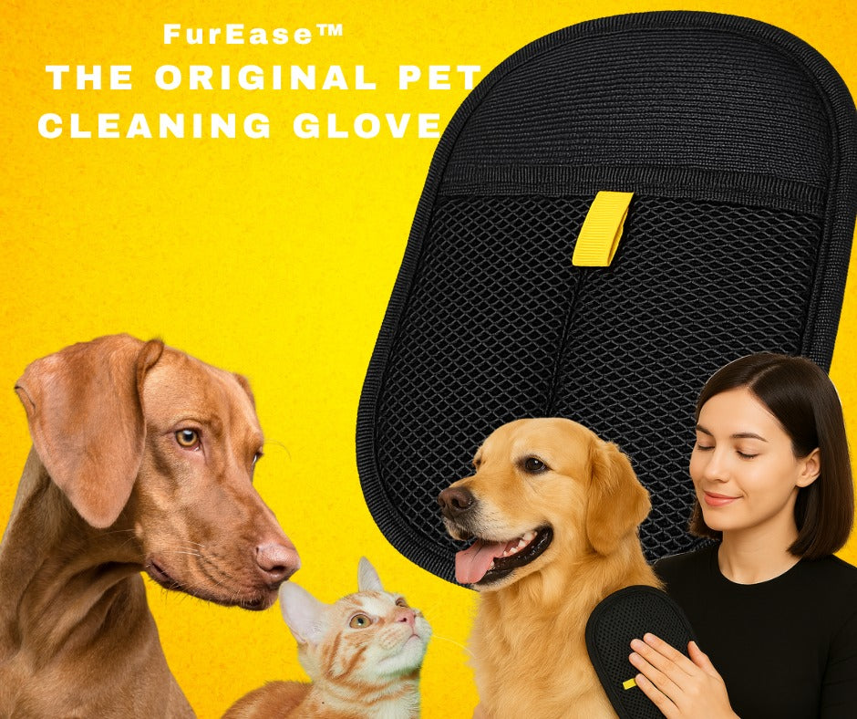 FurEase™-Pet Grooming  Static Dedusting Gloves
