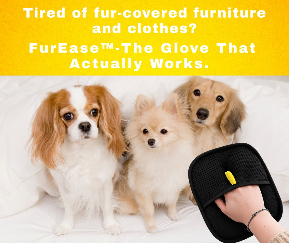 FurEase™-Pet Grooming  Static Dedusting Gloves