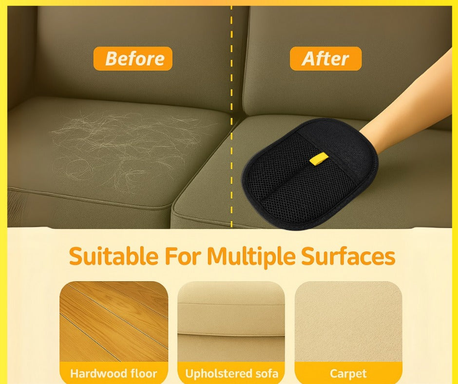 FurEase™-Pet Grooming  Static Dedusting Gloves