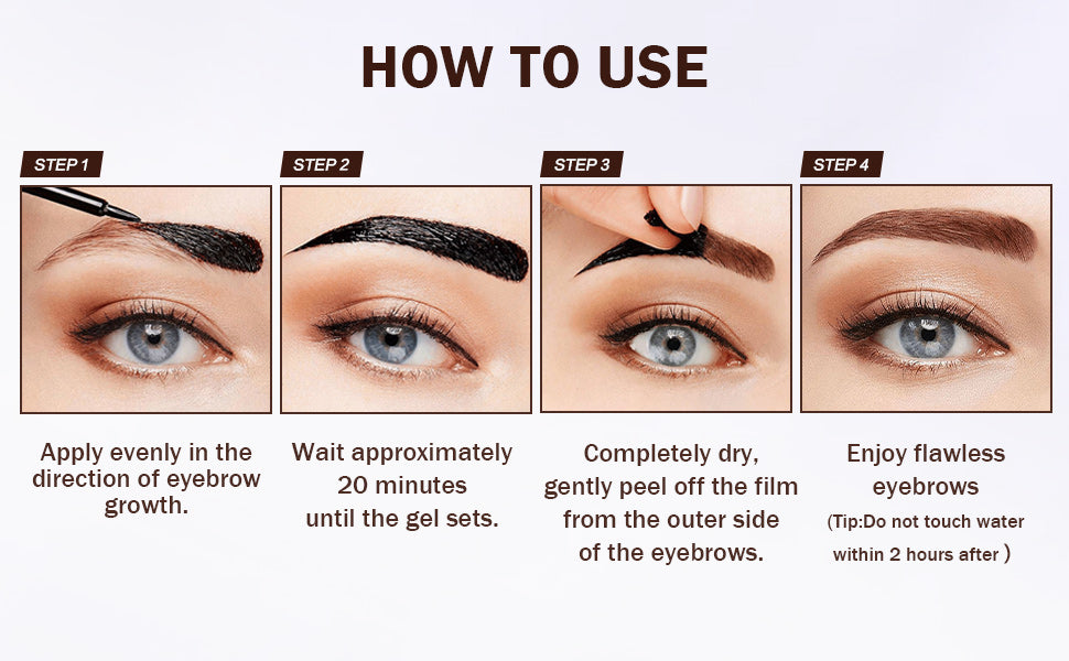 Eyebrow Gel Easy Peel Off for Women
